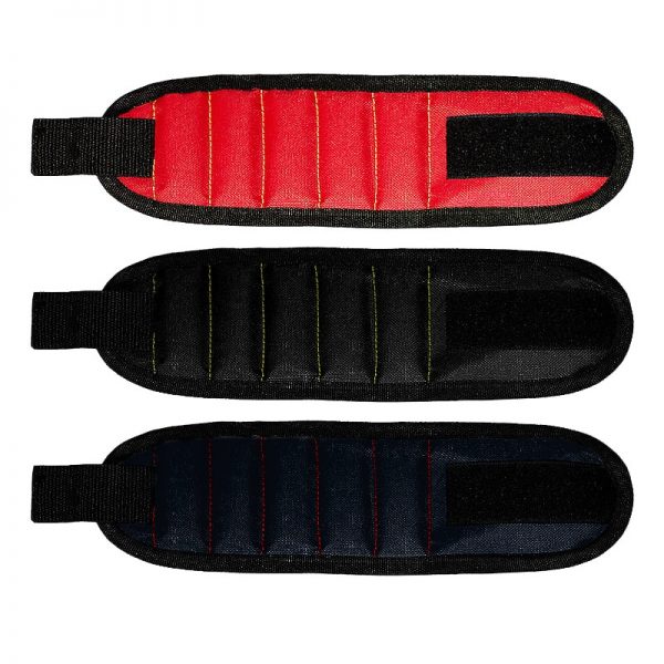 New Strong Magnetic Wristband Portable Tool Bag For Screw Nail Nut Bolt Drill Bit Repair Kit Organizer Storage 4