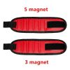 New Strong Magnetic Wristband Portable Tool Bag For Screw Nail Nut Bolt Drill Bit Repair Kit Organizer Storage 5