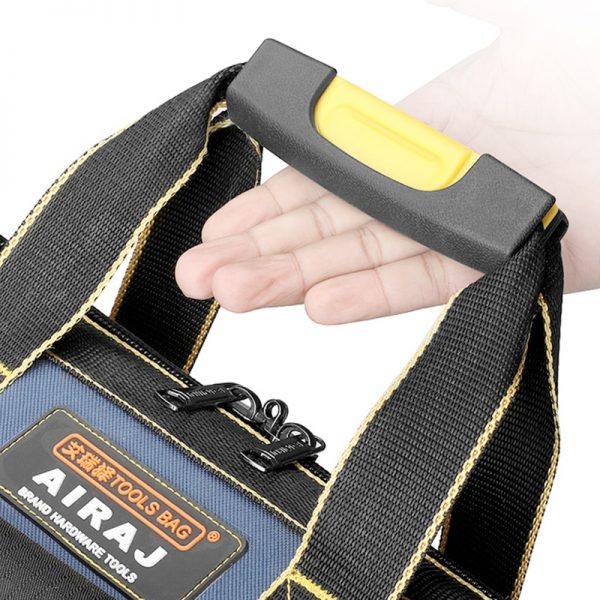 AIRAJ Multi-Function Tool Bag 1680D Oxford Cloth Electrician Bag, Multi-Pocket Waterproof Anti-Fall Storage Bag 3