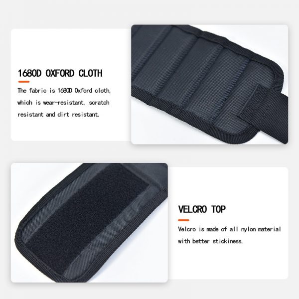Polyester Magnetic Wristband 3pcs Strong Magnets Portable Bag Electrician Tool Bag Screws Drill Holder Repair Tool Belt 4