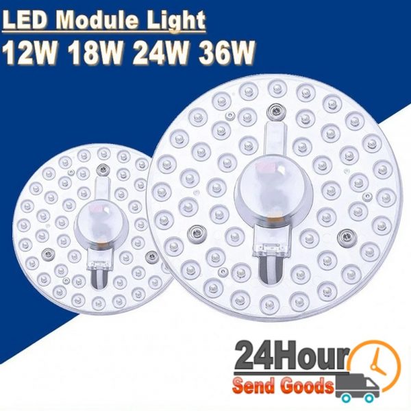 36W 24W 18W 12W LED Panel Light SMD2835 Module Lamp Energy Saving 220V Round Ceiling Lamp Board Light Indoor Wall Lamp spotlight 1