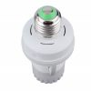 Smart 110V-240V 60W PIR Induction Infrared Motion Sensor E27 LED lamp Base Holder With light Control Switch Bulb Socket Adapter 2