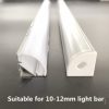 2-30pcs/lot 0.5m/pcs V-Type Corner Aluminum Profile For 5050 3528 Milky/Transparent Cover LED Channel Cabinet Bar Strip Lights 2