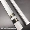 2-30pcs/lot 0.5m/pcs V-Type Corner Aluminum Profile For 5050 3528 Milky/Transparent Cover LED Channel Cabinet Bar Strip Lights 4