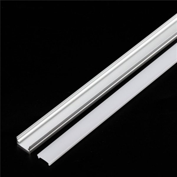2-30pcs / lot 0.5m / pcs LED Aluminum profile for 5050 3528 5630 milky white LED strip/channel transparent cover 2