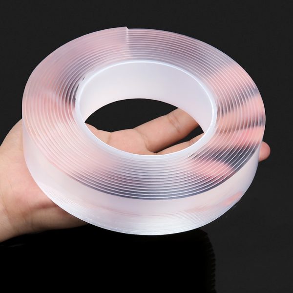 1/2/3/5M Nano Tape Double Sided Tape Transparent Reusable Waterproof Adhesive Tapes Cleanable Kitchen Bathroom Supplies Tapes 3