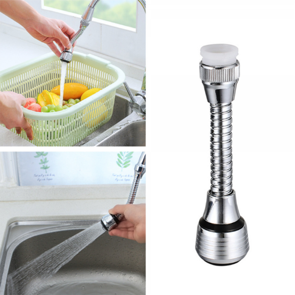 Kitchen Faucet Water Saving High Pressure Nozzle Tap Adapter Bathroom Sink Spray Bathroom Shower Rotatable Accessories 6