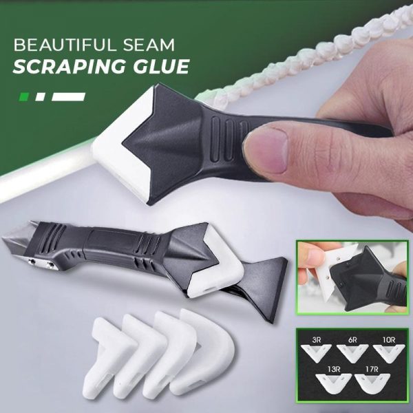 3 in1 Silicone Remover Sealant Smooth Scraper Caulk Finisher Grout Kit Tools Floor Mould Removal Hand Tools Set Accessories 1