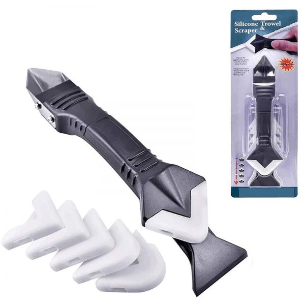 3 in1 Silicone Remover Sealant Smooth Scraper Caulk Finisher Grout Kit Tools Floor Mould Removal Hand Tools Set Accessories 6
