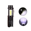 Newest Design XP-G Q5 Built in Battery USB Charging Flashlight COB LED Zoomable Waterproof Tactical Torch Lamp LED Bulbs Litwod 4