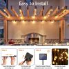 Solar String Lights Outdoor 60 Led Crystal Globe Lights with 8 Modes Waterproof Solar Powered Patio Light for Garden Party Decor 3