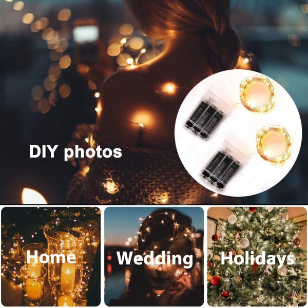 Led Fairy Lights Copper Wire String 1/2/5/10M Holiday Outdoor Lamp Garland Luces For Christmas Tree Wedding Party Decoration 4