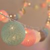 20 LED Cotton Ball Garland String Lights Christmas Fairy Lighting Strings for Outdoor Holiday Wedding Xmas Party Home Decoration 1